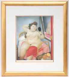 Fernando Botero (Born 1932) 'La Toilette' Lithograph, Signed And Numbered