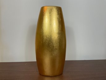Gold Metallic Painted Vase