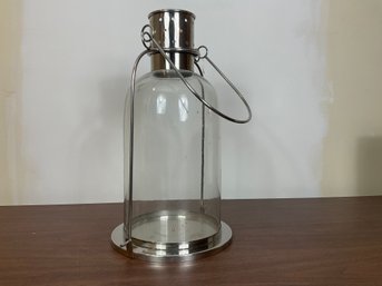 Large Glass Candle Lantern