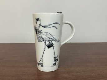 Williams Sonoma Fifi Flamingo Coffee Mug