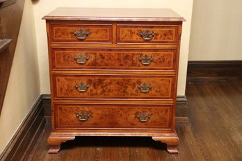 Scully & Scully Burl Wood Chest Of Drawers