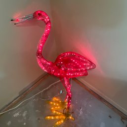 Flamingo Light Up And Moves Garden Decor