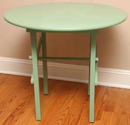Maine Cottage Round Green Bedside Table