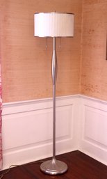 Brushed Nickel Standing Floor Lamp