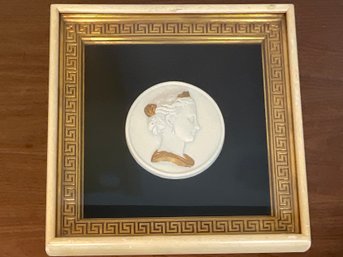 Pair Of Vintage Lady On Waiting 3D Framed Art