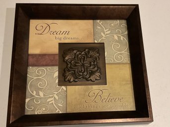 Dream And Believe Wall Art