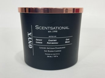 Scentsational Onyx Soy Candle 26 Oz.