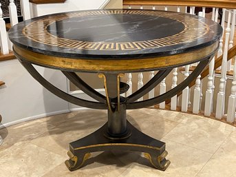Monumental Table By Niermann Weeks With Neo Classical Top, 20th Century