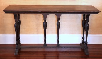 Empire Carved Leg Console Table