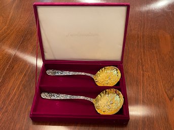 Gold Plated Serving Spoons