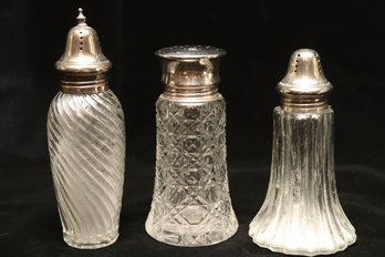 Sterling Topped Shakers
