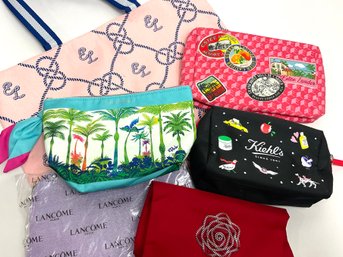 Estee Lauder, Lacome And Kiehls Cosmetic Cases Some New