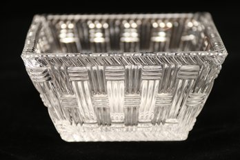 Tiffany And Co Crystal Square Bowl