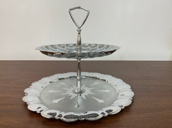Plastic Two Tier Cake Stand