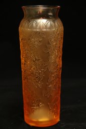Lalique Yellow Vase