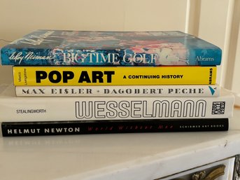 Coffee Table Book Collection Including Leroy Neiman Gold And Helmet Newton