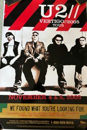 U2 Vertigo 2005 Concert Poster