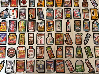 Wacky Pack Uncut Sticker Sheet