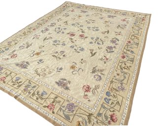 9 X 12 French Aubusson Needlepoint Rug