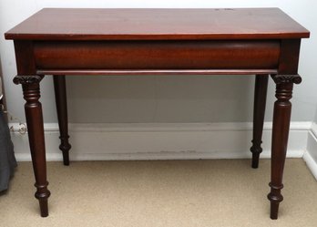 English Mahogany Writing Table