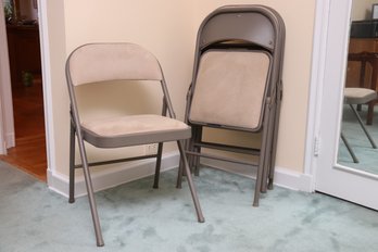 Set Of Four Samsonite Folding Chairs