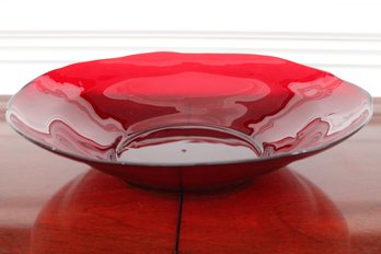 Large Red Dish