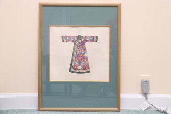 Asian Dress Framed Painting (2 Of 2)