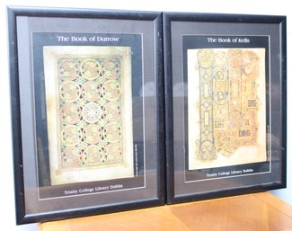 Pair Of Trinity College Library Of Dublin Framed Prints