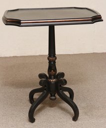 (BRONXVILLE PICK UP) Bombay Black Painted Side Table