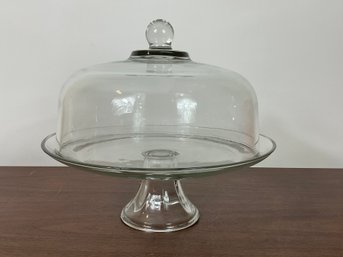 Covered Glass Cake Dish