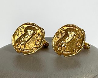 Athenian Coin Cufflinks From The Metropolitan Museum Of Art
