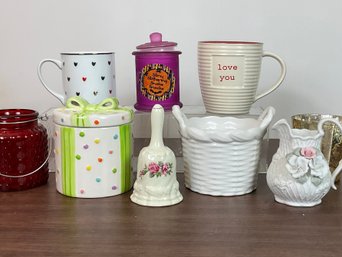 Ceramic Jars And Mugs Lot