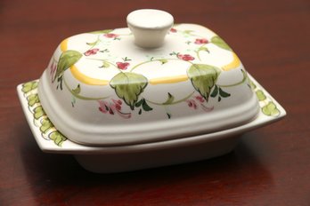 (BRONXVILLE PICK UP) Floral Covered Dish