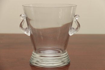 (BRONXVILLE PICK UP) Glass Crystal Ice Bucket