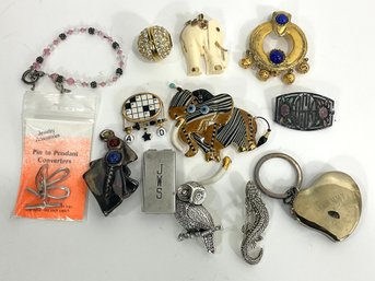 Group Of Jewelry Including Sterling Silver