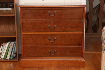 Manor House Burlwood File Cabinet