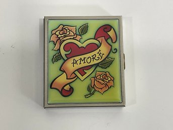 Amore Metal Pill Box By Classic Hardware