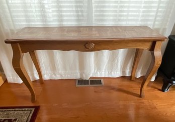 Oak Long Side Table