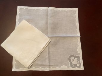 Set Of 7  Linen Napkins