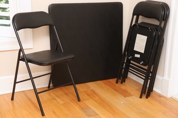 Folding Table With 4 Chairs