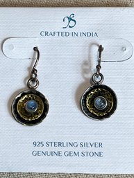 Sterling Silver Gemstone Earrings