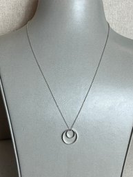 Sterling Silver 925 Italy Necklace With Pendant