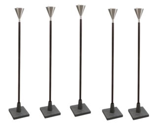 Blomus Outdoor Torchere Lamps - 5 Total