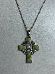 Solvar Cross Sterling Silver Necklace