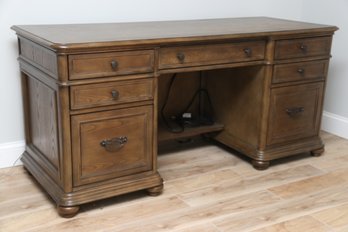 Executive Desk With File Storage
