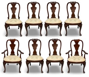 Baker Furniture Set Of 8 Dining Chairs