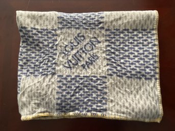 Louis Vuitton Lambswool And Angora Throw Blanket See Description