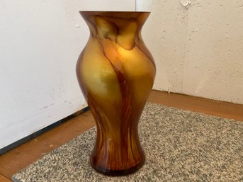 Large Gold Vidi Glass Vase