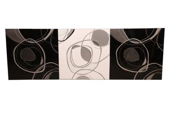Triptych Abstract Lacquer Wall Art Collection