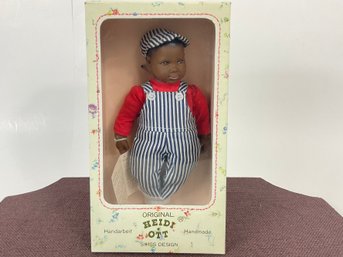 Original Heidi Ott Swiss Design Baby Boy Doll New In Box